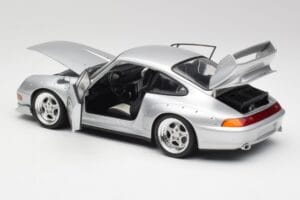 Porsche 911 993 GT2 Arctic Сребрист Металик UT Models 1:18 27831 Метал — снимка 5 от 8