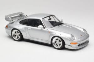 Porsche 911 993 GT2 Arctic Сребрист Металик UT Models 1:18 27831 Метал — снимка 6 от 8