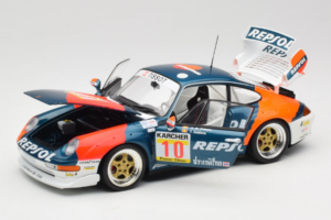 Porsche 911 993 GT2 #10 de Orleans / Saldana BPR Global GT Series 1996 UT Models 1:18 39632 Метал — снимка 2 от 8