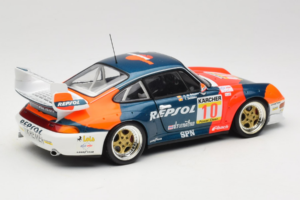 Porsche 911 993 GT2 #10 de Orleans / Saldana BPR Global GT Series 1996 UT Models 1:18 39632 Метал — снимка 3 от 8