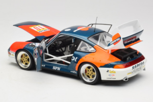 Porsche 911 993 GT2 #10 de Orleans / Saldana BPR Global GT Series 1996 UT Models 1:18 39632 Метал — снимка 5 от 8