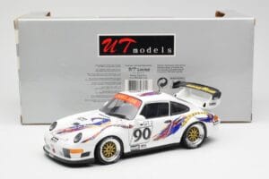 Porsche 911 993 GT2 #90 Vert / Franco / K. Koen Daytona 24 Hours 1998 UT Models 1:18 39813 Метал — снимка 8 от 8