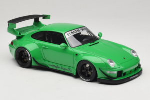 Porsche 911 993 RWB Зелен GT Spirit 1:18 GT074 Смола — снимка 4 от 6