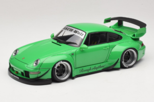 Porsche 911 993 RWB Зелен Gun Grey Wheels AUTOart 1:18 78151 Композит