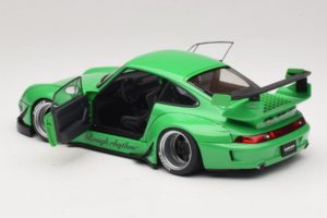 Porsche 911 993 RWB Зелен Gun Grey Wheels AUTOart 1:18 78151 Композит — снимка 5 от 8