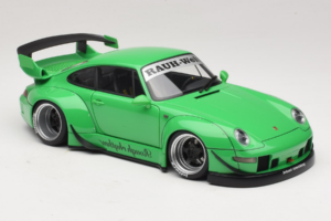 Porsche 911 993 RWB Зелен Gun Grey Wheels AUTOart 1:18 78151 Композит — снимка 6 от 8