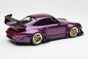 Porsche 911 993 RWB Виолетов GT Spirit 1:18 GT727 Смола — снимка 2 от 6