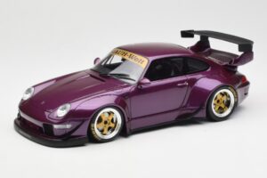 Porsche 911 993 RWB Виолетов GT Spirit 1:18 GT727 Смола