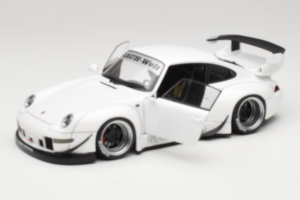Porsche 911 993 RWB Бял Gun Grey Wheels AUTOart 1:18 78150 Композит — снимка 2 от 8