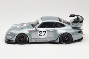 Porsche 911 993 RWB Yuiitsumuni Сребрист GT Spirit 1:18 GT522 Смола — снимка 3 от 6