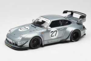 Porsche 911 993 RWB Yuiitsumuni Сребрист GT Spirit 1:18 GT522 Смола