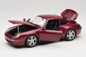 Porsche 911 993 Turbo Червен Anson 1:18 30320-W Метал — снимка 2 от 8
