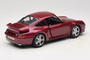 Porsche 911 993 Turbo Червен Anson 1:18 30320-W Метал — снимка 3 от 8