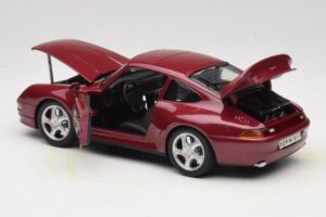 Porsche 911 993 Turbo Червен Anson 1:18 30320-W Метал — снимка 5 от 8