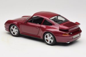 Porsche 911 993 Turbo Червен Anson 1:18 30320-W Метал — снимка 7 от 8