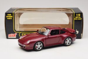 Porsche 911 993 Turbo Червен Anson 1:18 30320-W Метал — снимка 8 от 8