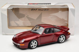 Porsche 911 993 Turbo Red Metallic UT Models 1:18 180066070 Метал — снимка 8 от 8