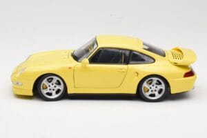 Porsche 911 993 Turbo S Жълт UT Models 1:18 27836 Метал — снимка 4 от 8