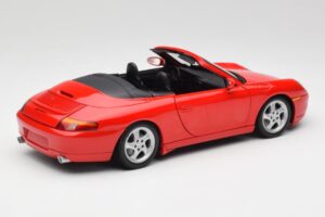 Porsche 911 996 Кабриолет Червен Gate 1:18 1051 Метал — снимка 3 от 8