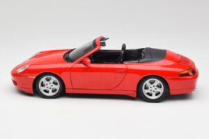 Porsche 911 996 Кабриолет Червен Gate 1:18 1051 Метал — снимка 4 от 8