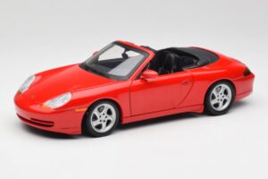 Porsche 911 996 Кабриолет Червен Gate 1:18 1051 Метал