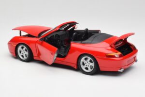 Porsche 911 996 Кабриолет Червен Gate 1:18 1051 Метал — снимка 5 от 8