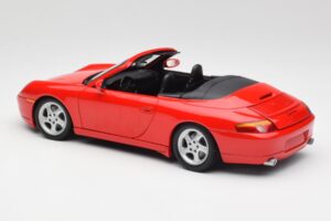 Porsche 911 996 Кабриолет Червен Gate 1:18 1051 Метал — снимка 7 от 8
