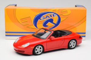 Porsche 911 996 Кабриолет Червен Gate 1:18 1051 Метал — снимка 8 от 8