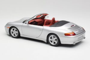 Porsche 911 996 Кабриолет Сребрист Gate 1:18 1052 Метал — снимка 7 от 8