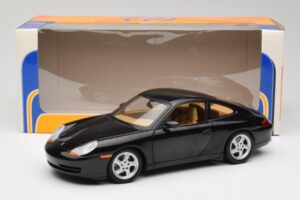 Porsche 911 996 Carrera Черен Gate 1:18 1043 Метал — снимка 8 от 8