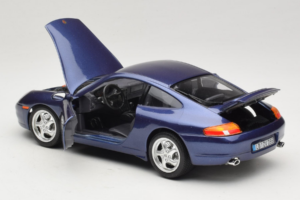 Porsche 911 996 Carrera Синьо Bburago 1:18 WAP02100897 Метал — снимка 5 от 8