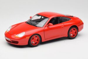 Porsche 911 996 Carrera Червен Лимитирано Издание Bburago 1:18 3385-M1 Метал