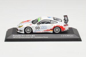 Porsche 911 996 GT3 RS #90 T2M J. Ickx / P. Rabineau 1000km Spa 2004 Minichamps 1:43 400046980 Метал