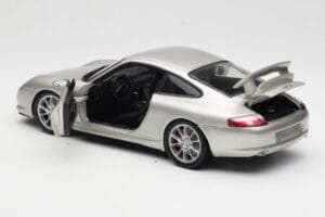 Porsche 911 996 GT3 Сребрист Hot Wheels 1:18 C2590 Метал — снимка 5 от 8