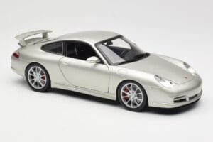 Porsche 911 996 GT3 Сребрист Hot Wheels 1:18 C2590 Метал — снимка 6 от 8