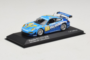 Porsche 911 GT3 R #77 M. Lieb / R. Lietz / W. Henzler 24 Hours of Le Mans 2009 Minichamps 1:43 400096977 Метал — снимка 2 от 5