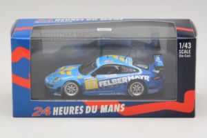 Porsche 911 GT3 R #77 M. Lieb / R. Lietz / W. Henzler 24 Hours of Le Mans 2009 Minichamps 1:43 400096977 Метал — снимка 4 от 5