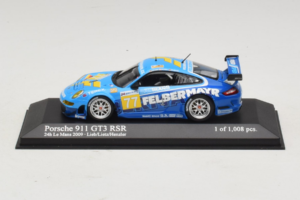 Porsche 911 GT3 R #77 M. Lieb / R. Lietz / W. Henzler 24 Hours of Le Mans 2009 Minichamps 1:43 400096977 Метал