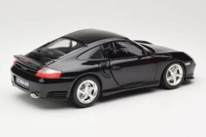 Porsche 911 996 Turbo Черен Bburago 1:18 3367 Метал — снимка 3 от 8