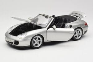 Porsche 911 996 Turbo Кабриолет Сребрист Maisto 1:18 31660 Метал — снимка 2 от 8