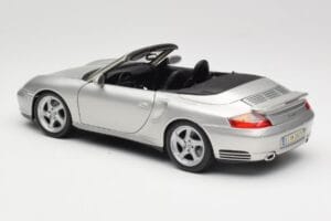 Porsche 911 996 Turbo Кабриолет Сребрист Maisto 1:18 31660 Метал — снимка 7 от 8