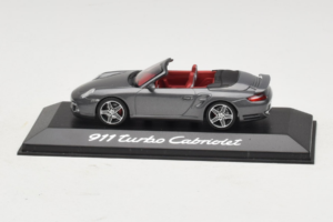 Porsche 911 997 Turbo Cabriolet Grey Metallic Minichamps 1:43 WAP02015216 Метал
