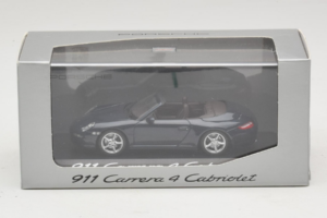 Porsche 911 997 Carrera 4 Кабриолет Тъмносиньо Minichamps 1:43 WAP02015216-P1 Метал — снимка 4 от 4