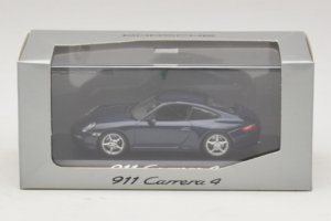 Porsche 911 997 Carrera 4 Dark Blue Metallic Minichamps 1:43 WAP02010016 Метал — снимка 3 от 3