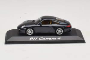 Porsche 911 997 Carrera 4 Dark Blue Metallic Minichamps 1:43 WAP02001518 Метал