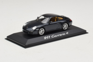 Porsche 911 997 Carrera 4 Dark Blue Metallic Minichamps 1:43 WAP02001518 Метал — снимка 2 от 4