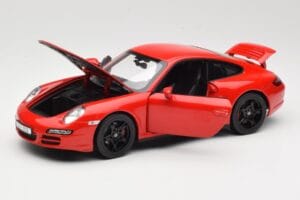 Porsche 911 997 Carrera 4S Червен Norev 1:18 187510 Метал — снимка 2 от 8