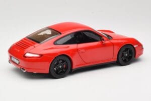 Porsche 911 997 Carrera 4S Червен Norev 1:18 187510 Метал — снимка 3 от 8