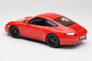 Porsche 911 997 Carrera 4S Червен Norev 1:18 187510 Метал — снимка 7 от 8