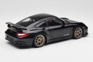 Porsche 911 997 GT2 RS Черен & Сребрист Джанти Minichamps 1:18 100069401 Метал — снимка 3 от 8